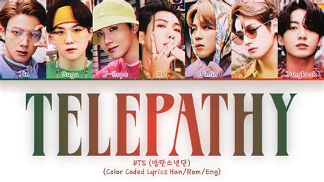 [เนื้อเพลง/คำแปล] BTS - Telepathy 잠시 URIKPOPPER