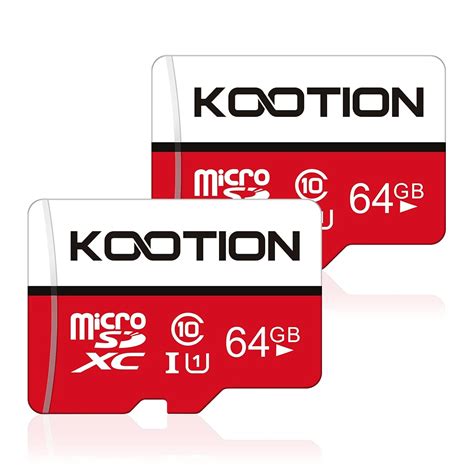 [1-Yrs Free Data Recovery] KOOTION 64GB 2-Pack Micro SD Card…