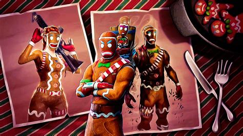 [15+] Fortnite Gingerbread Wallpapers - WallpaperSafari