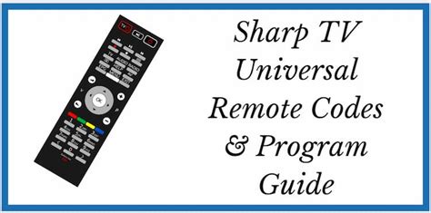 [2024 NEW CODES] remote codes for sharp tvs - uremotecodes.com