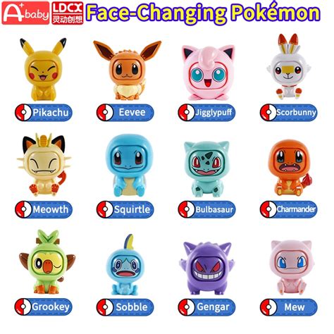 [A+baby] Pokemon Face-Changing Toy Action Figure …