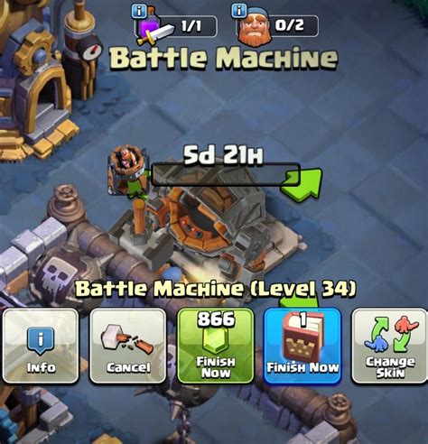 [ASK]How long to max battle machine? : r/ClashOfClans - reddit