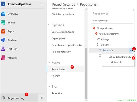 [Azure DevOps]如何設定Pull Request的預設文字模板(template) Alan Tsai 的學習筆記｜A