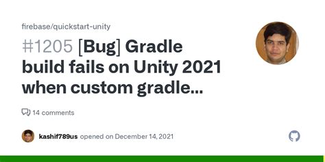 [Bug] Gradle build fails on Unity 2021 when custom gradle templates are