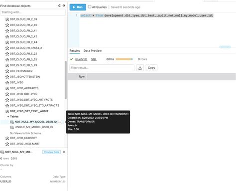 [CT436] [Bug] Passing test create empty tables in the dbt_test__audit schema when the `store