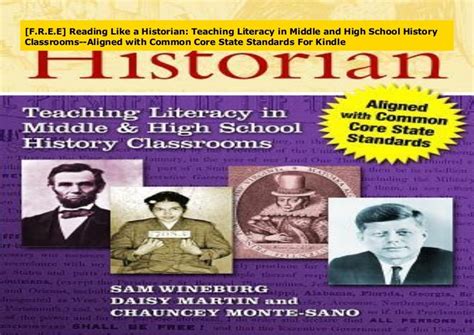 [F.R.E.E] Reading Like a Historian Teaching Literacy in Middle and H…