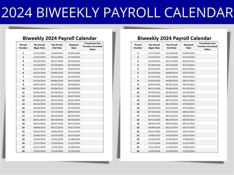 [FREE] Biweekly Payroll Calendar Excel 2024 YouTube