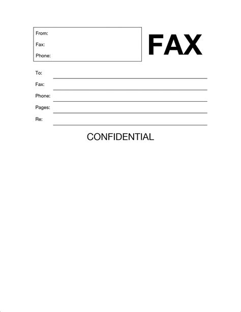 [Free]^^ Fax Cover Sheet Template