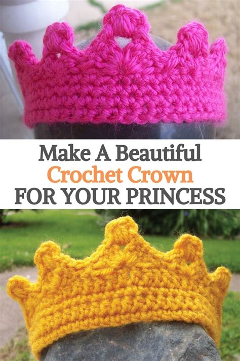 [Free Pattern] Make A Beautiful Crochet Crown For Your Princess