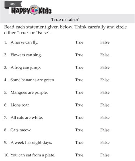 [Grammar] - Mark the sentences as True or False / Mark the …