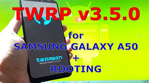 [Guide][Recovery][Unofficial] TWRP v3.5.0 for Samsung Galaxy A50 XDA