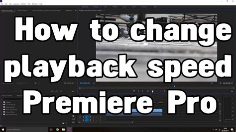 [HELP] How do you change preview playback speed? : r/premiere