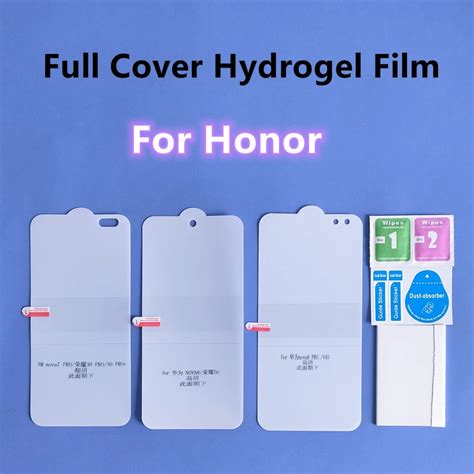 [HOT 2024] Full Cover Hydrogel Film for Honor 80 70 Pro 60 50 30 …