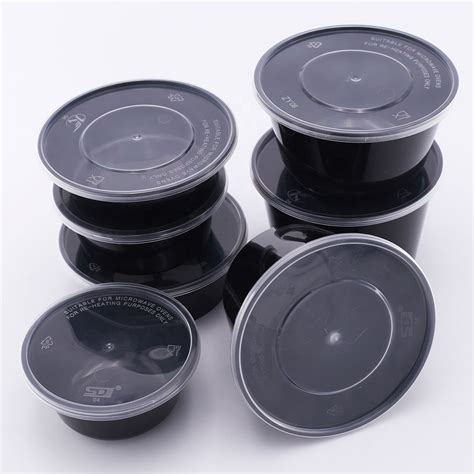 [Hot Item] Takeaway Food Round 1000ml Container with Lids