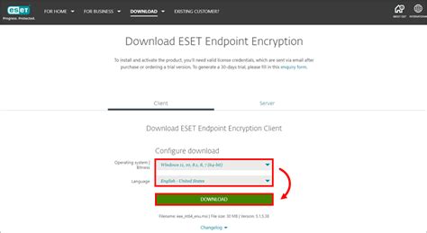 [KB8015] Download ESET Endpoint Encryption Client, …