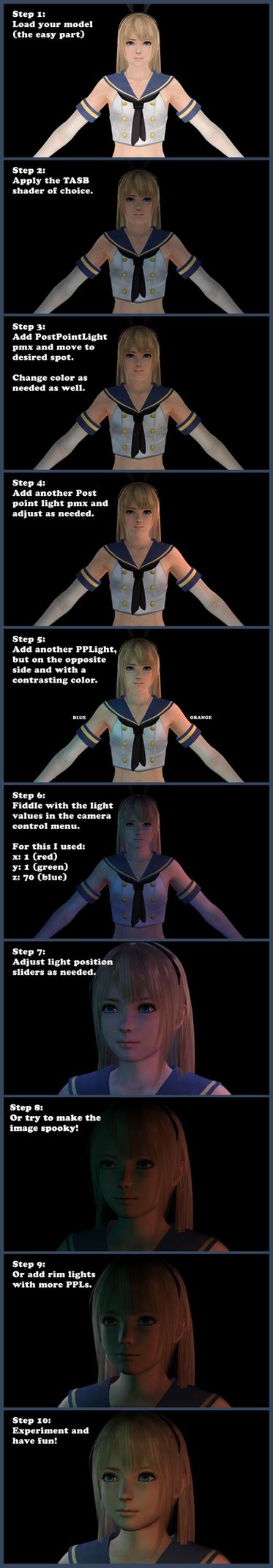 [MMD] TASB + Post Point Light Tutorial - DeviantArt