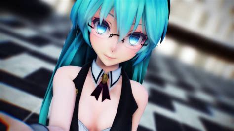 [MMD 4K] 18013E Sexy Bunny Haku Miku Matteo - 哔哩哔哩