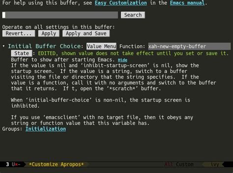 [Mx helppls] Startup empty buffer error. emacs