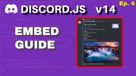[NEW] Embed Builder GUIDE Discord.JS v14 YouTube
