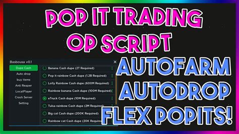 [NEW] Pop It Trading Script Hack GUI Autofarm - YouTube