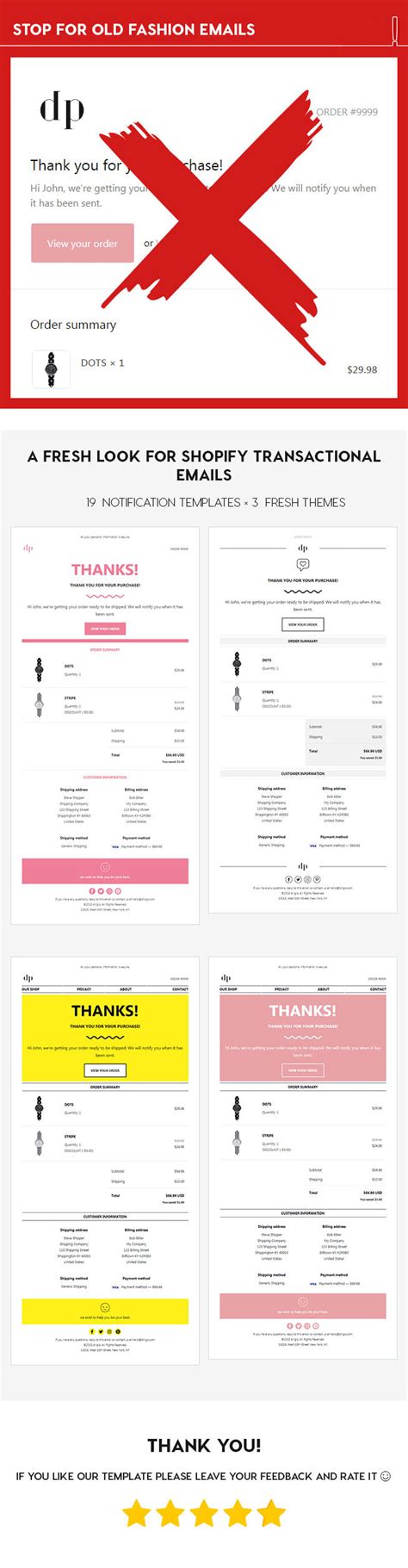[Nulled] duppit Notification Email Templates for Shopify Themes