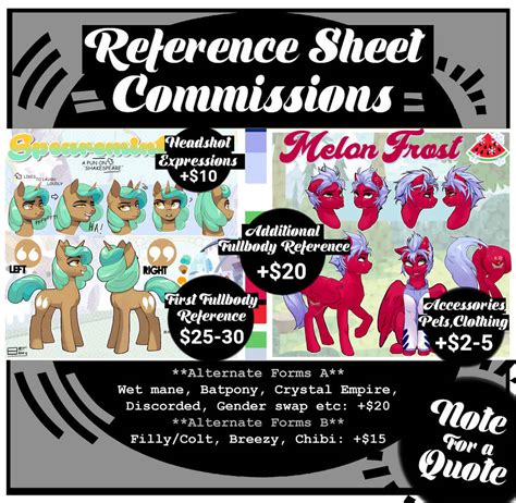 [OPEN] Reference Sheet Commission List by 8BitAmy on DeviantArt