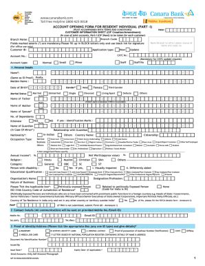 [PDF] Canara Bank KYC Form PDF 2022 Download Bank Form PDF