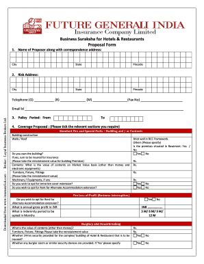 [PDF] Future Generali Claim Form For Cashless Facility PDF Download in