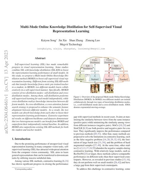 [PDF] Multi-Mode Online Knowledge Distillation for Self …