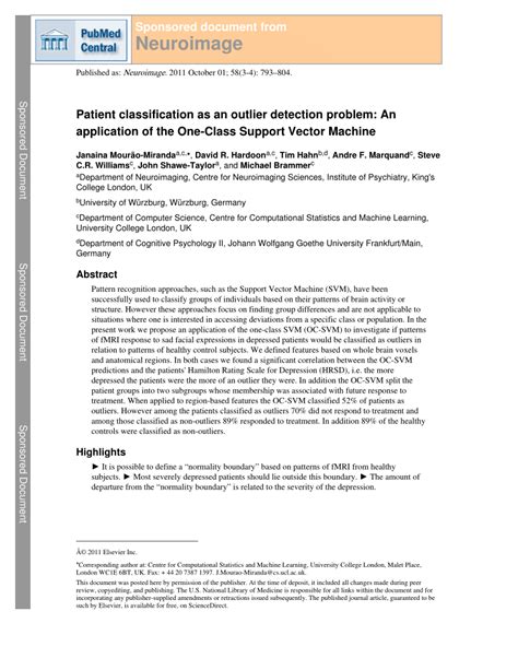 [PDF] Patient classification as an outlier detection problem: An ... - wintechmobiles.com
