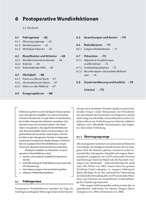 [PDF] Postoperative Wundinfektionen Semantic Scholar