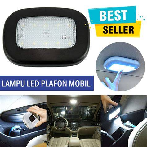 [Plaloxy]Lampu Plafon Mobil LED Tempel Sentuh Interior Plapon Car ... - raincitystudios.com