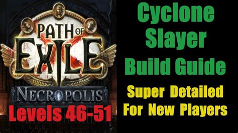 [POE] Cyclone Slayer Build Guide Path of Exile YouTube