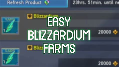 [PSO2:NGS] Easy Blizzardium Farms - YouTube