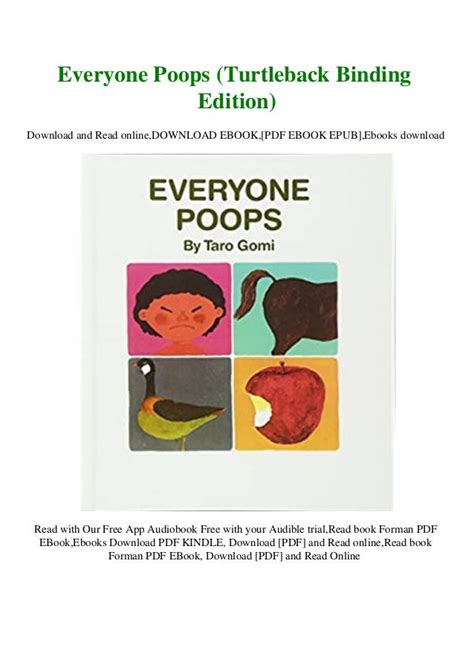 [Pdf] Everyone Poops (Turtleback Binding Edition) PDF