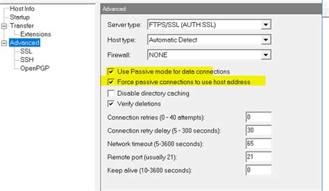 [Proftpd-user] 425 Unable to build data connection: Software …