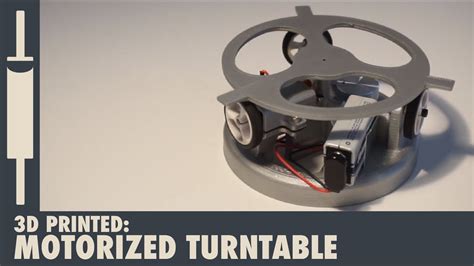 [Project] 3D Printed Motorized Turntable for Photo & Video All3DP