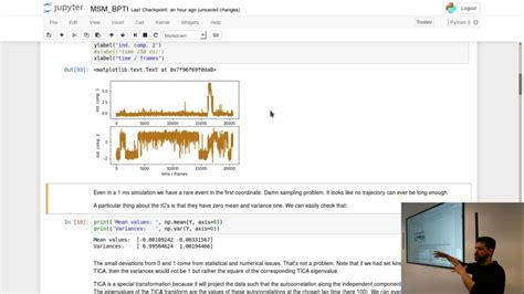 [PyEMMA 2024] MSM estimation and validation - YouTube