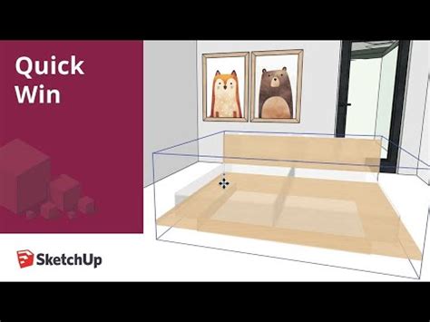 [Quick Win] Moving with Grips in SketchUp Pro 2024