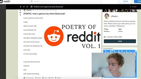 [Resource] writing sites : r/Poetry - Reddit