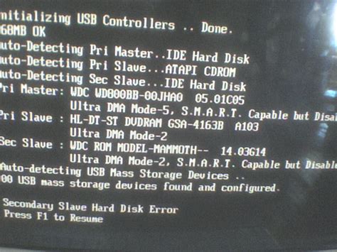 [SOLVED] - Secondary slave hard disk error - Tom