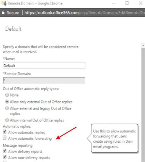 [SOLVED] Office 365 / Exchange online - Forward to external …