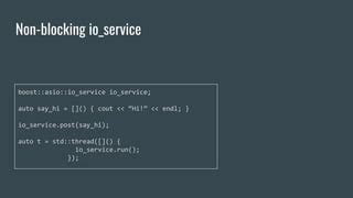 [Solved] BoostAsio io_service.run() vs poll() or how 9to5Answer