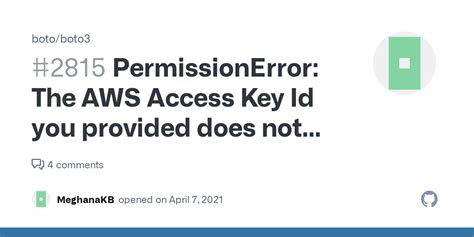 [Solved] Boto3 error: The AWS Access Key Id you provided does not