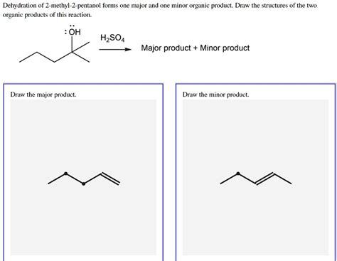 [Solved] Draw the major product for the dehydration of 2pentanol