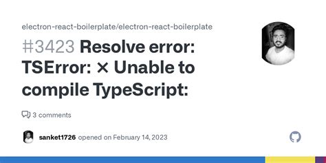 [Solved] Error: TSError: ⨯ Unable to compile TypeScript