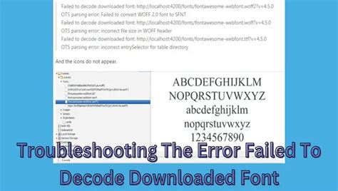 [Solved] Failed to decode downloaded font 9to5Answer