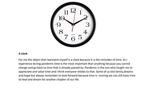 [Solved] I. 1. Look around you. Choose an object to represent yourself