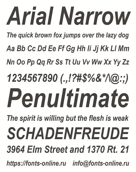[Solved] LaTeX Arial Narrow font 9to5Science