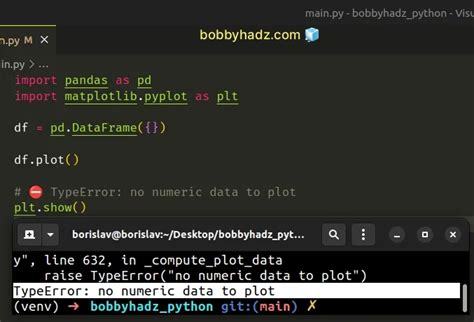 [Solved] Pandas TypeError: no numeric data to plot